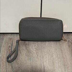 a new day Charcoal Wristlet